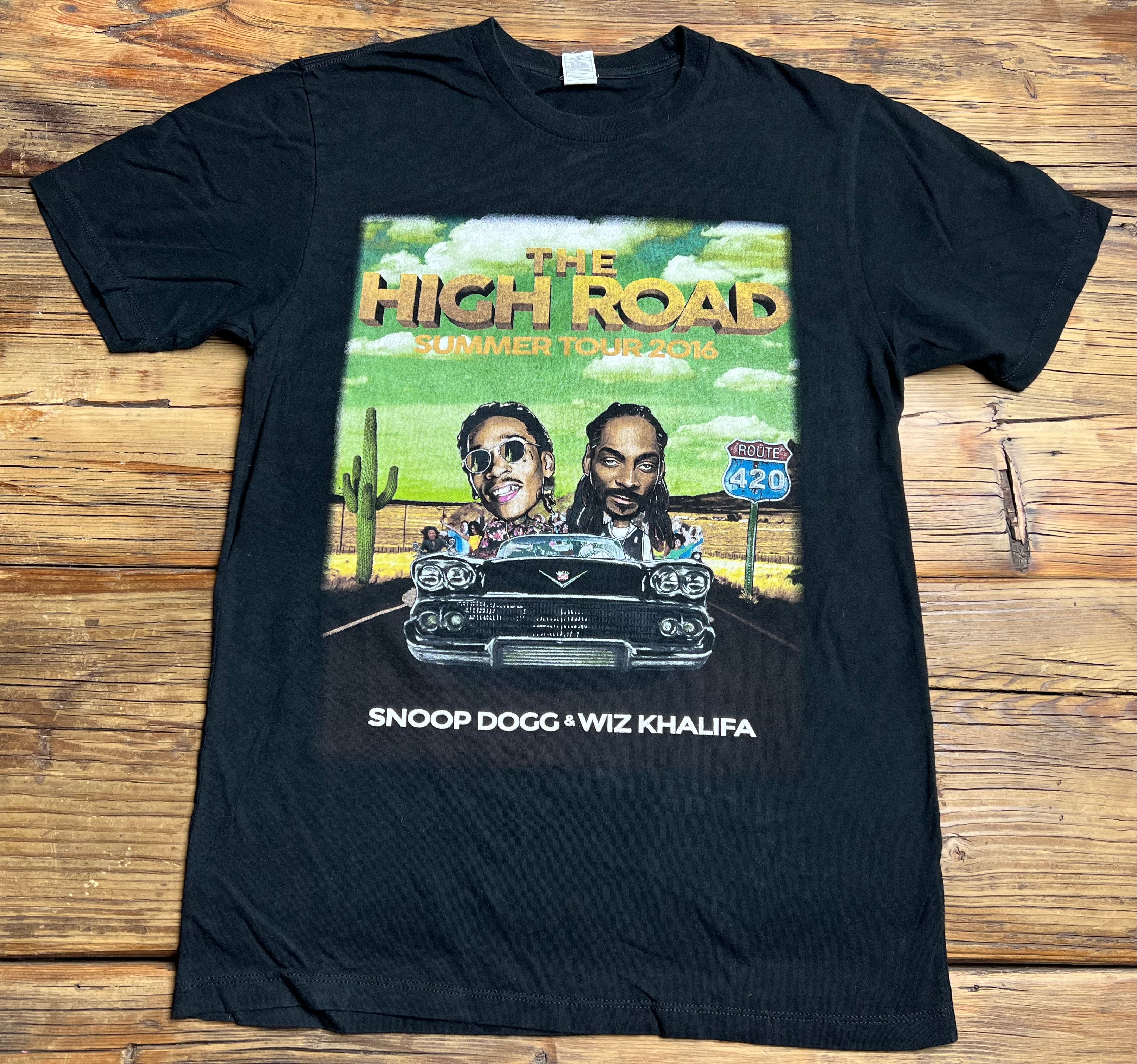 The High Road Snoop & Wiz Khalifa Rap Tour Tee Shirt – Luxury Thrift